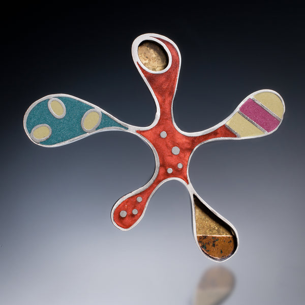 Splat Brooch - Kinzig Design Studios