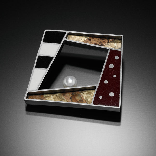 Square Brooch - Kinzig Design Studios