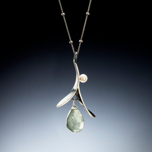 Branch Necklace with Drop - Kinzig Design Studios