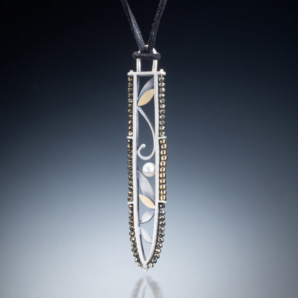 Mixed Metal Spear Necklace - Kinzig Design Studios