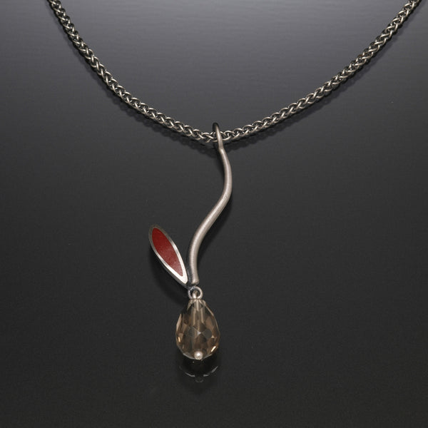 Stem Pendant (red) - Kinzig Design Studios