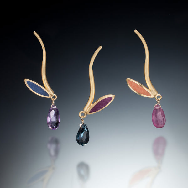 Stem Earrings (gv) - Kinzig Design Studios