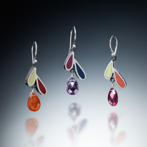 Two Petal Earrings - Kinzig Design Studios