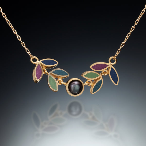 Four Leaf Necklace (gold) - Kinzig Design Studios