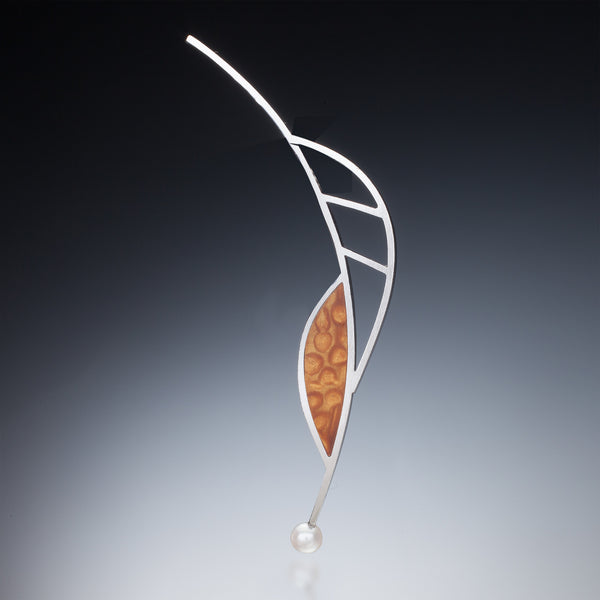 Autumn Leaf Brooch - Kinzig Design Studios