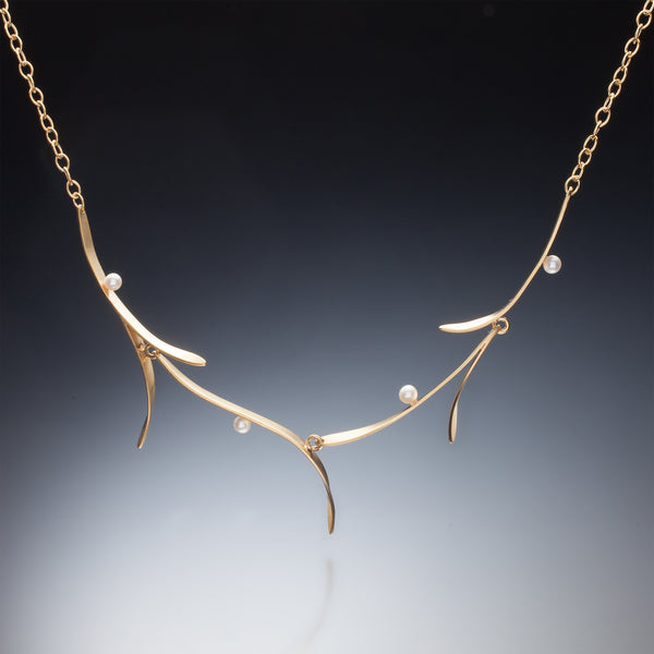 Branch Necklace (gold) - Kinzig Design Studios