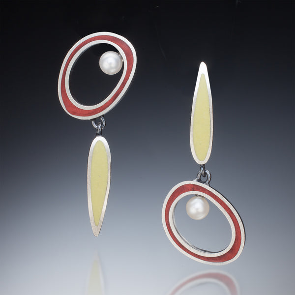 Asymmetric Earrings - Kinzig Design Studios