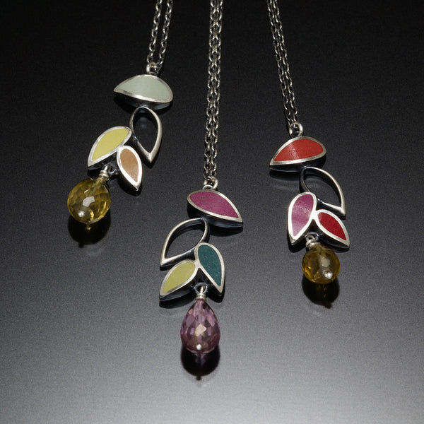 Falling Leaf Necklace - Kinzig Design Studios