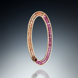 Gemstone Oval Brooch (gold) - Kinzig Design Studios