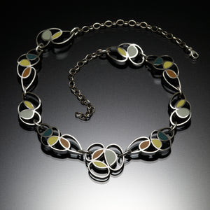 Scribble Necklace (blue) - Kinzig Design Studios