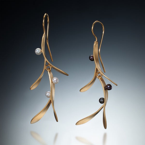 Branch Earrings (gold) - Kinzig Design Studios