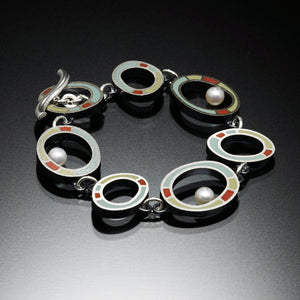 Oval Bracelet (blue) - Kinzig Design Studios