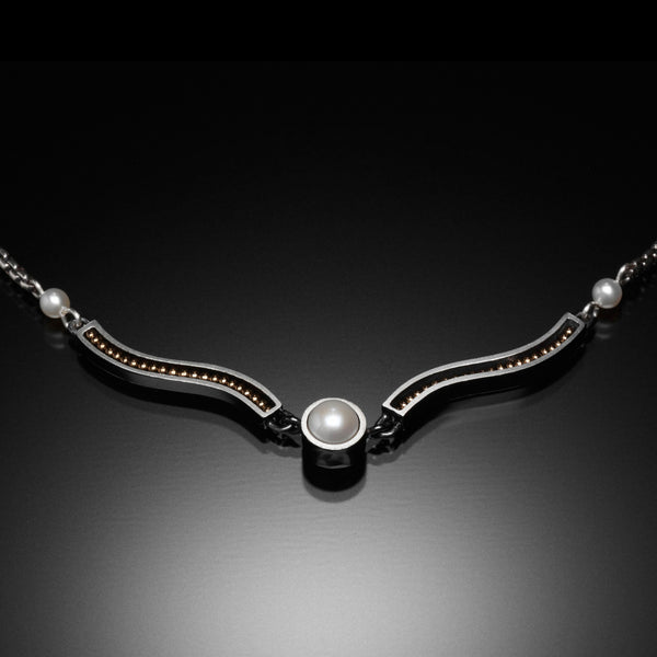 S Necklace (bronze) - Kinzig Design Studios